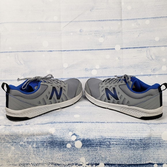 NEW Balance Toe Protect, Men's  Gray the cobalt blue NEW slip resistant - Picture 2 of 6